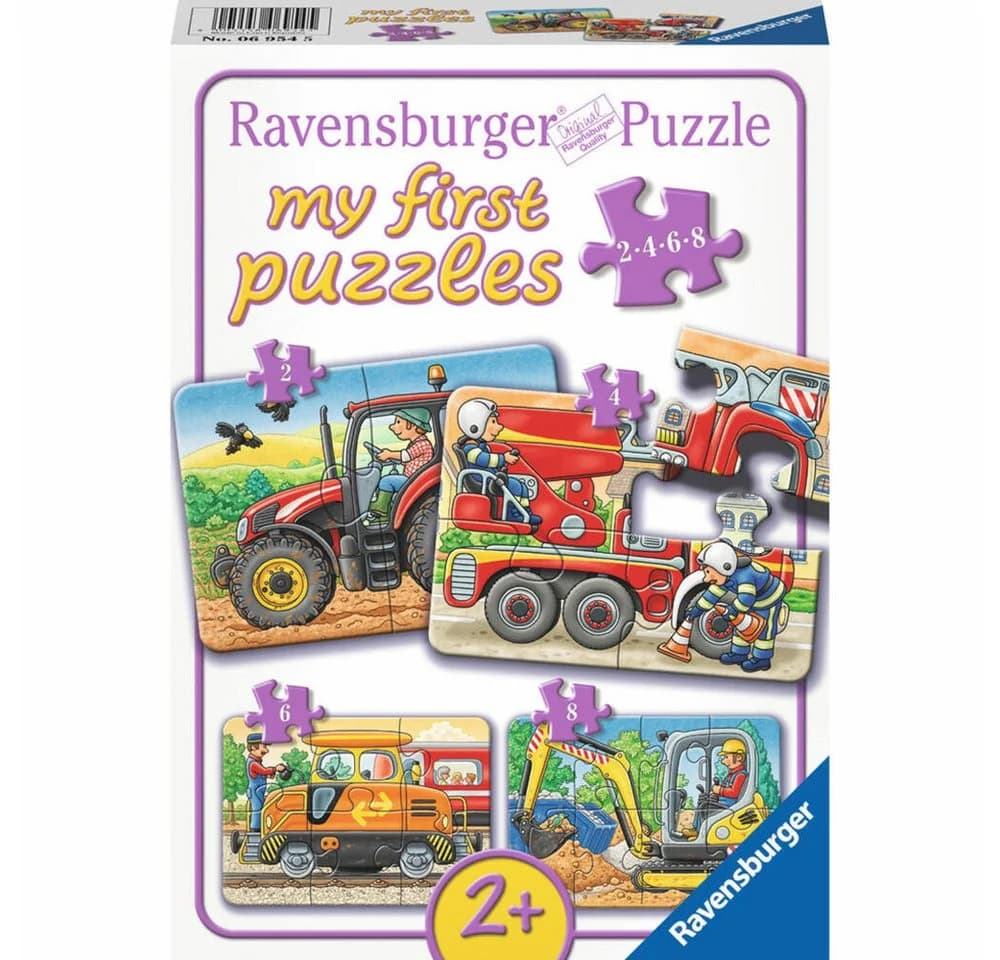 Ravensburger Puzzle Bei Der Arbeit - My First Puzzles, 20 Puzzleteile Bunt