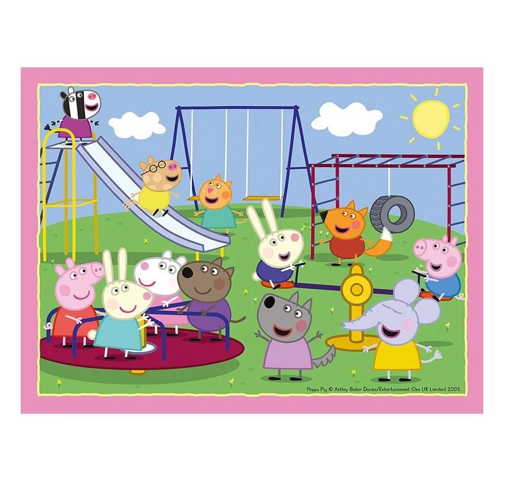 Peppa Pig Puzzle 4-in-1 Ravensburger 24 Teile Bunt