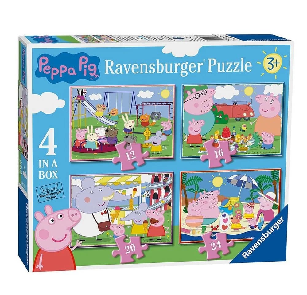 Peppa Pig Puzzle 4-in-1 Ravensburger 24 Teile Bunt - Bild 2
