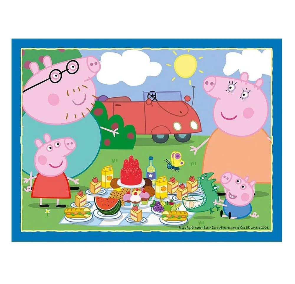 Peppa Pig Puzzle 4-in-1 Ravensburger 24 Teile Bunt - Bild 3