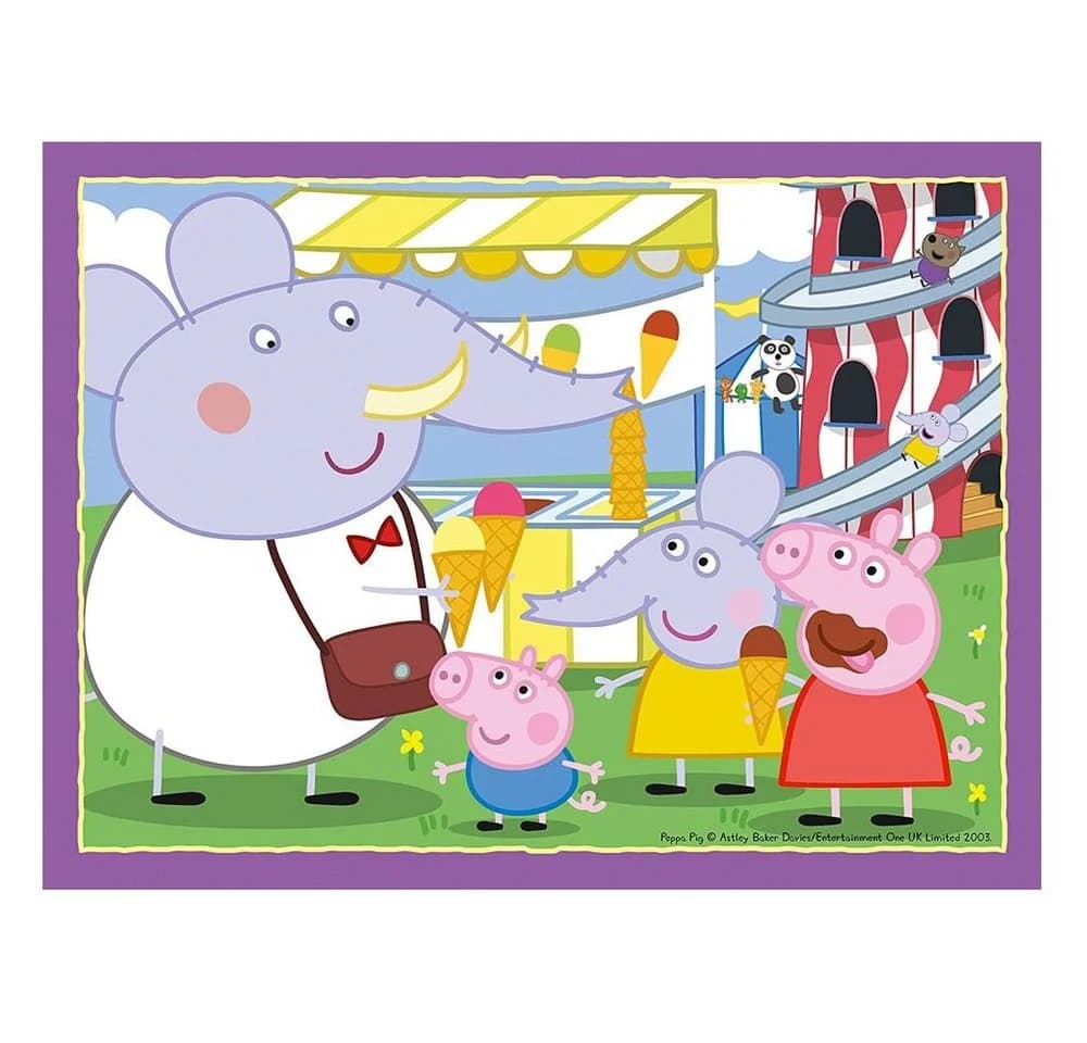 Peppa Pig Puzzle 4-in-1 Ravensburger 24 Teile Bunt - Bild 4