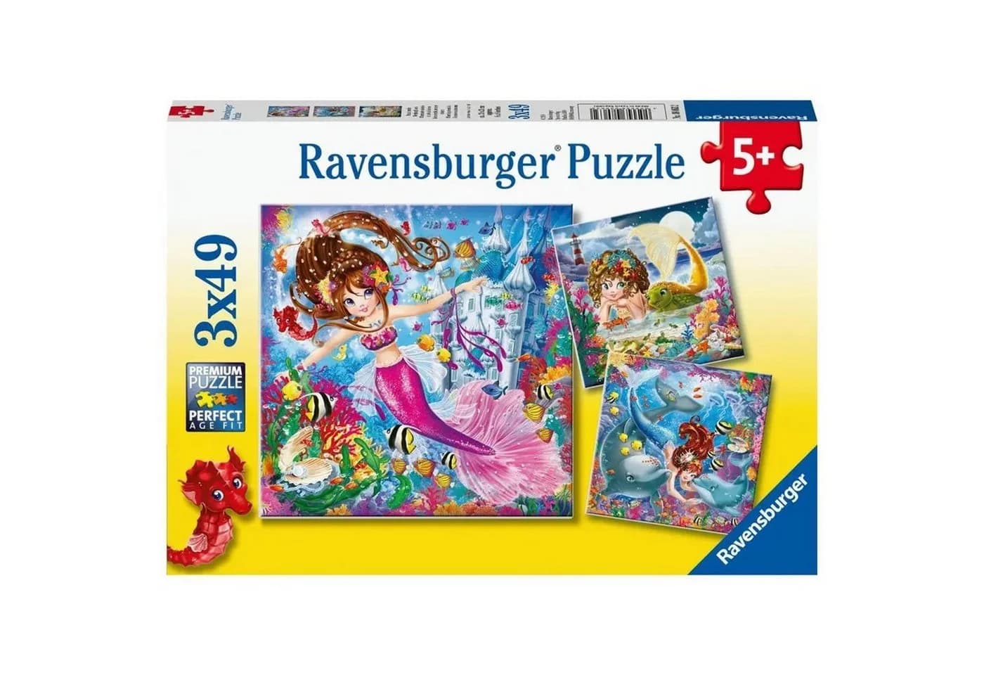 Ravensburger Kinderpuzzle 3x49 Teile Bezaubernde Meerjungfrauen - Bild 2