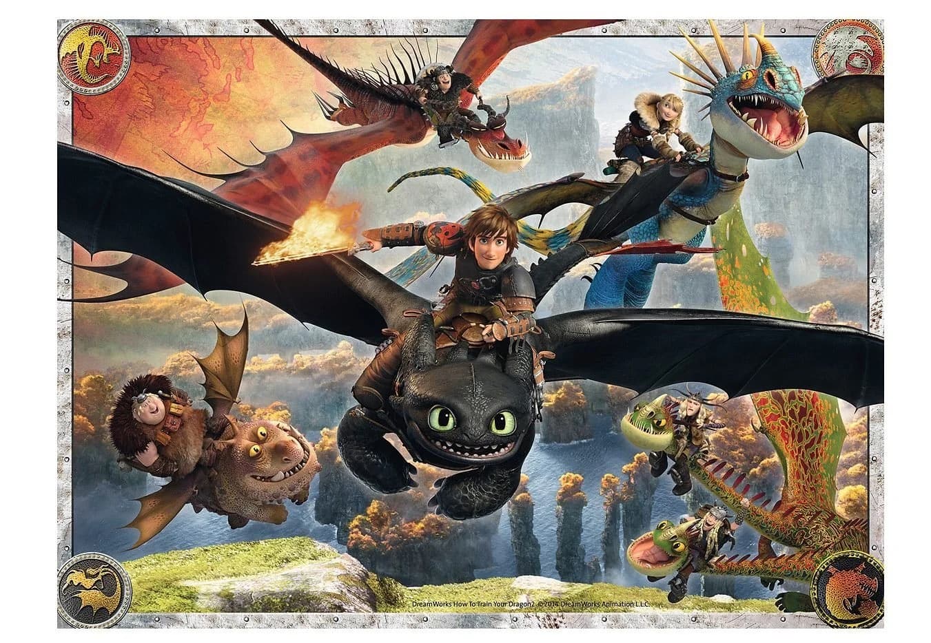 Ravensburger Puzzle Drachenzähmen leicht gemacht 150 Teile