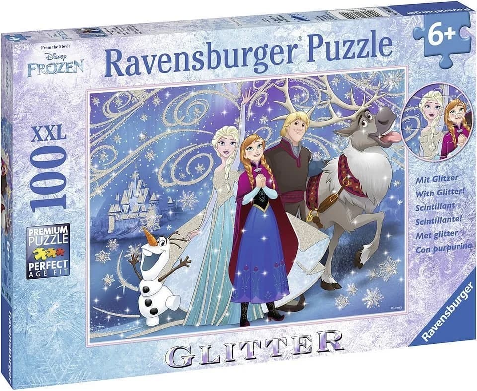 Ravensburger Puzzle Disney Frozen Glitzernder Schnee 100 Teile