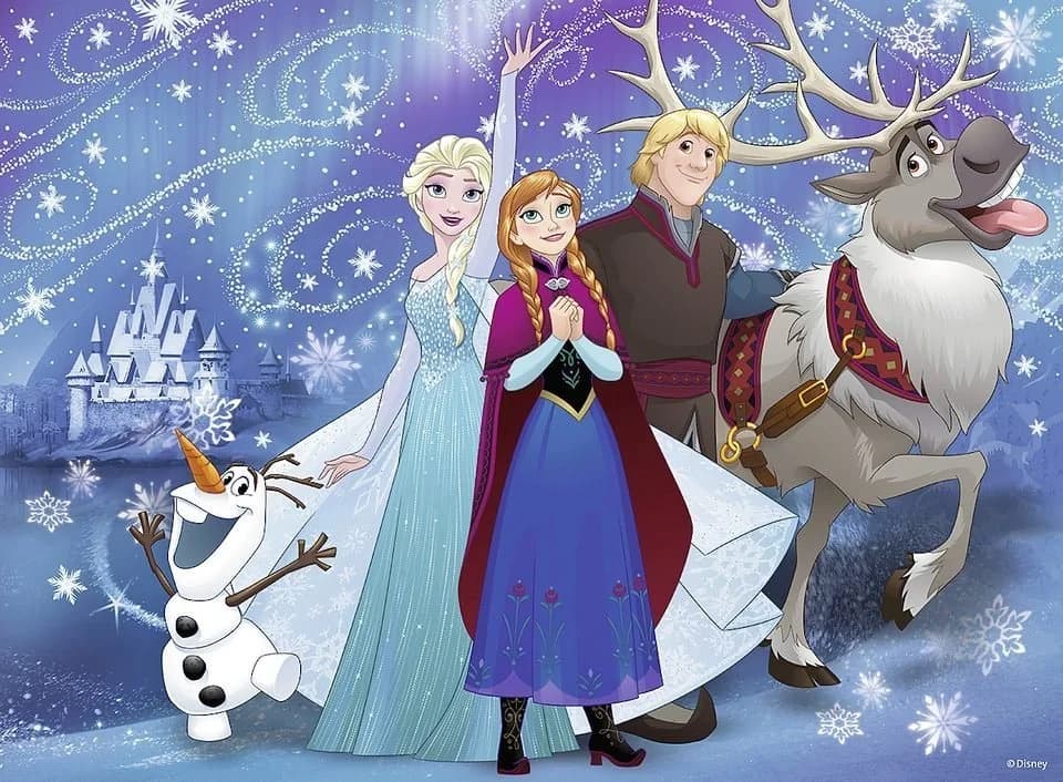 Ravensburger Puzzle Disney Frozen Glitzernder Schnee 100 Teile - Bild 3