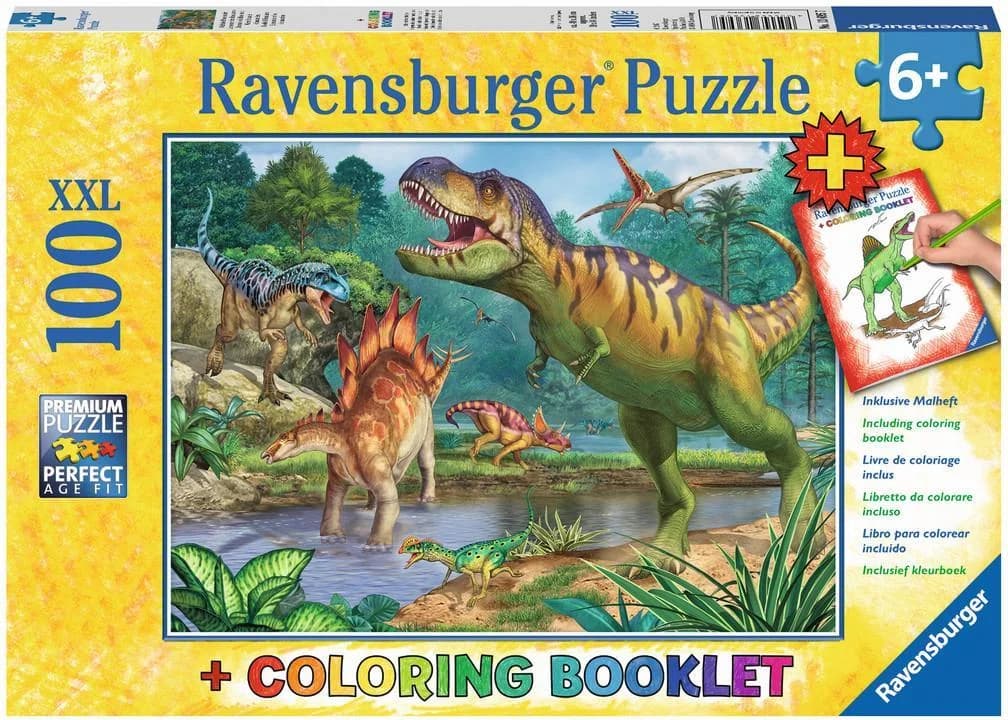 Ravensburger Puzzle Welt der Dinosaurier 100 Teile XXL - Bild 3