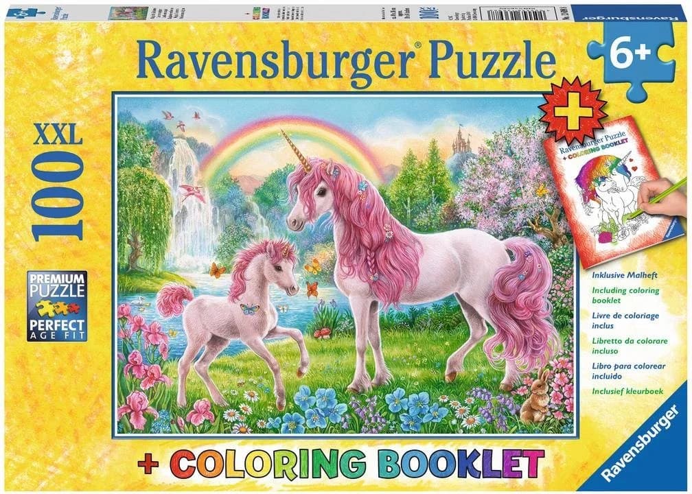 Ravensburger Puzzle Magische Einhörner 100 Teile XXL Bunt Made in Germany - Bild 2