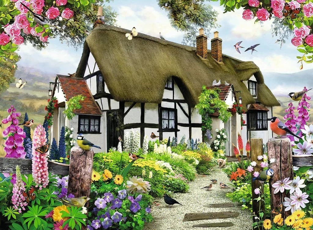 Ravensburger Puzzle Verträumtes Cottage 500 Teile