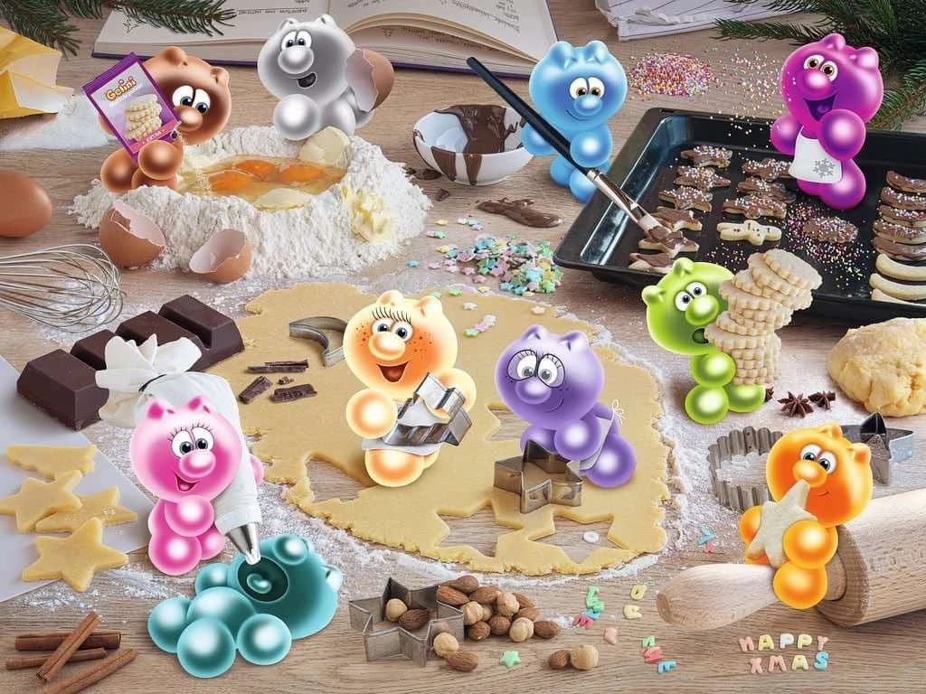 Ravensburger Puzzle Gelinis Weihnachtsbäckerei 1500 Teile Bunt