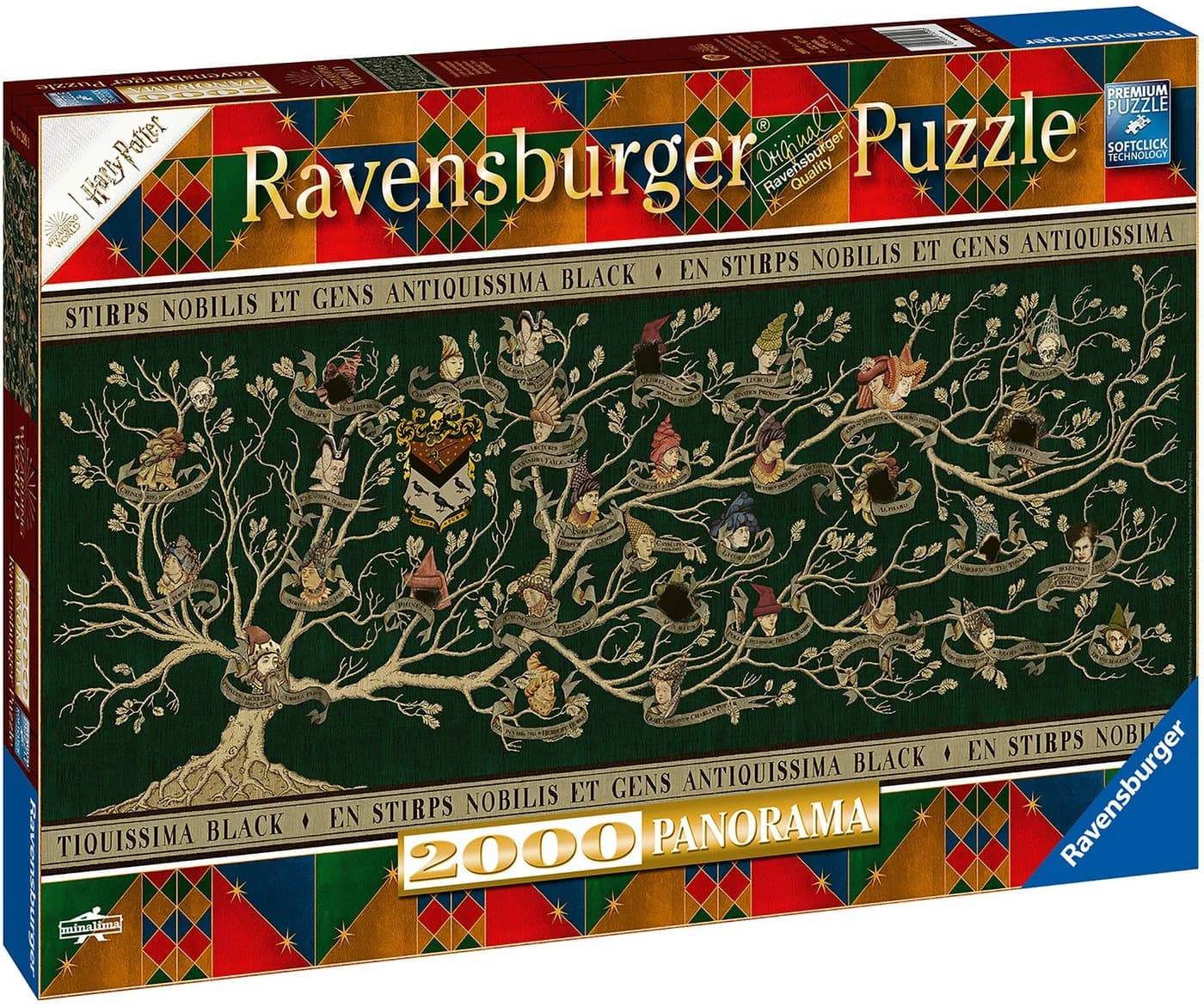 Ravensburger Puzzle Familienstammbaum 2000 Teile Harry Potter Bunt