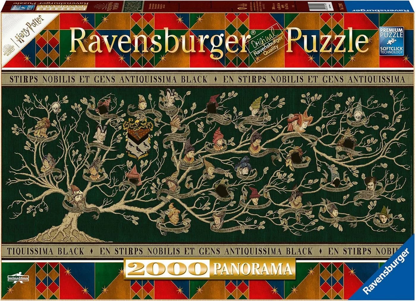 Ravensburger Puzzle Familienstammbaum 2000 Teile Harry Potter Bunt - Bild 2