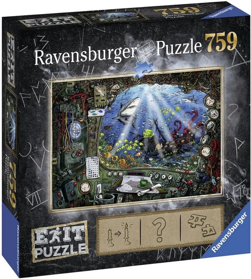 Ravensburger Puzzle EXIT, 4: Im U-Boot, 759 Teile - Bild 3
