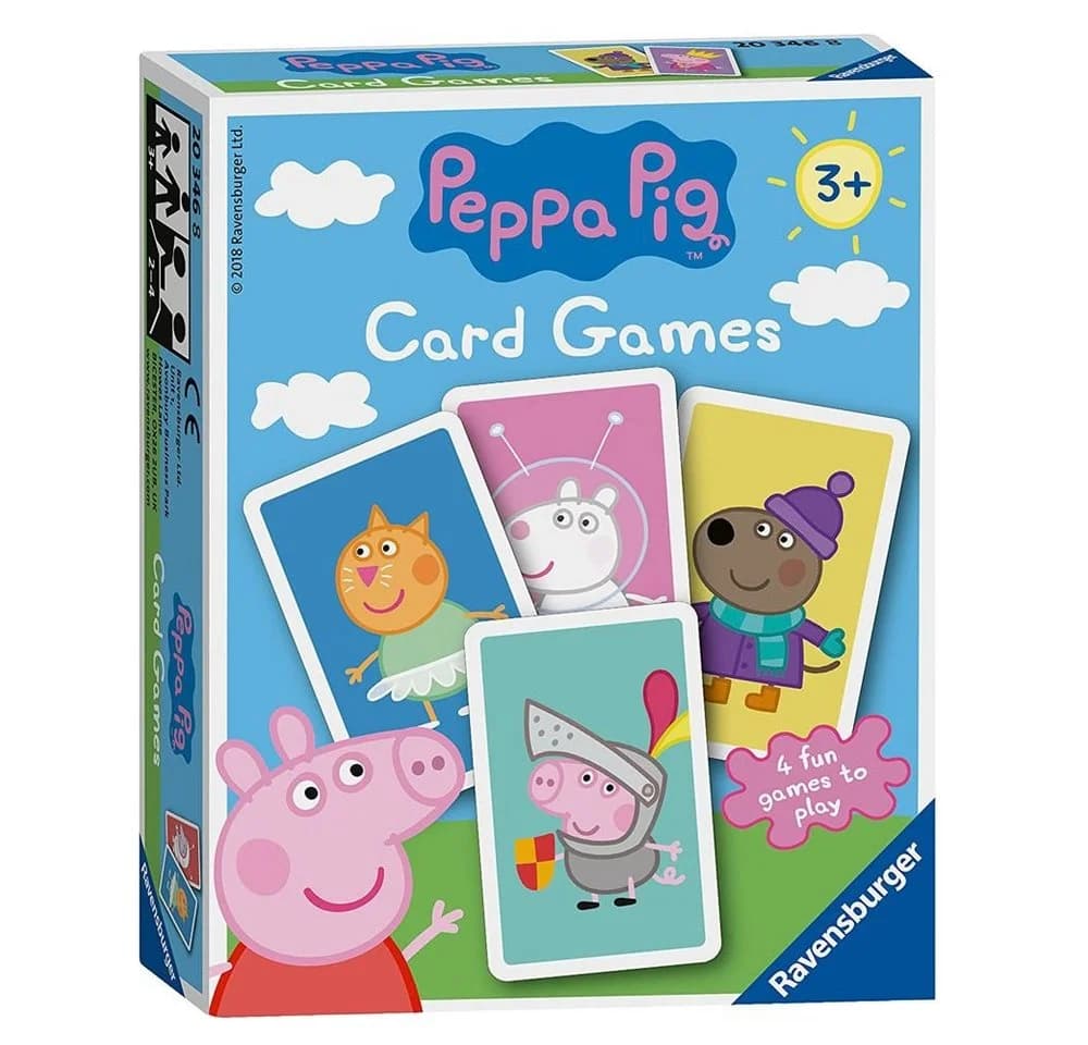 Peppa Pig Kartenspiel 4 in 1 Spiele Peppa Wutz Ravensburger - Bild 2