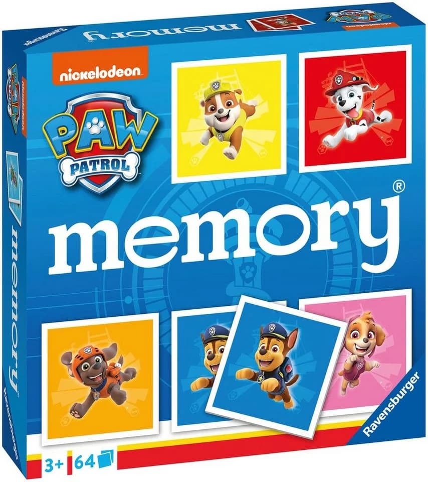 Ravensburger memory® PAW Patrol Kinderspiel Bunt Pappe