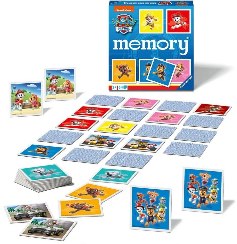 Ravensburger memory® PAW Patrol Kinderspiel Bunt Pappe - Bild 2