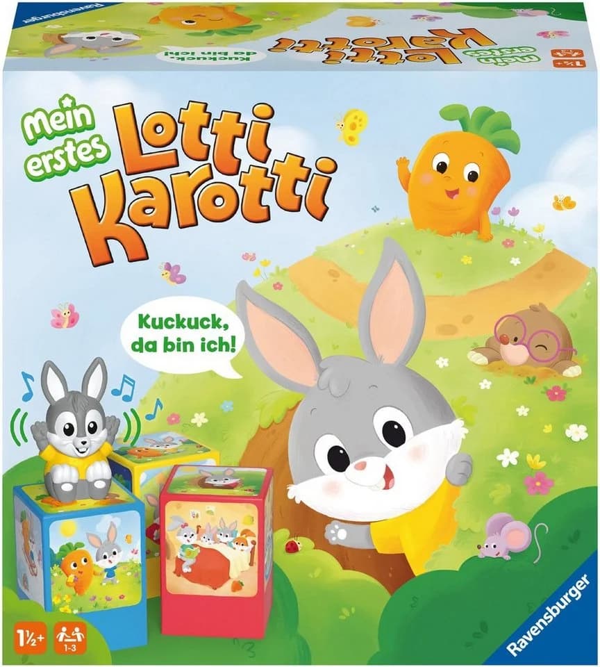 Ravensburger Spiel Mein erstes Lotti Karotti Bunt Kinder Spiel Made in Europe