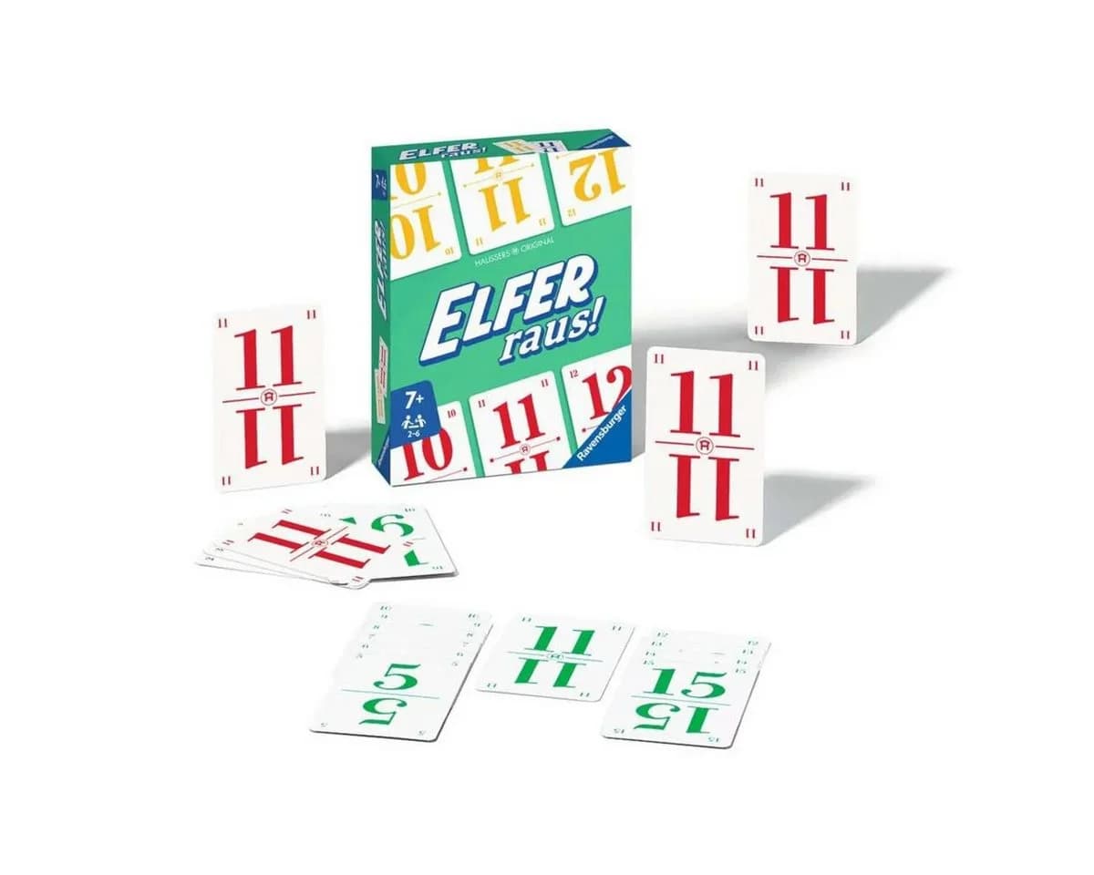 Ravensburger Spiel Elfer raus! Familienspiel Made in Europe Bunt