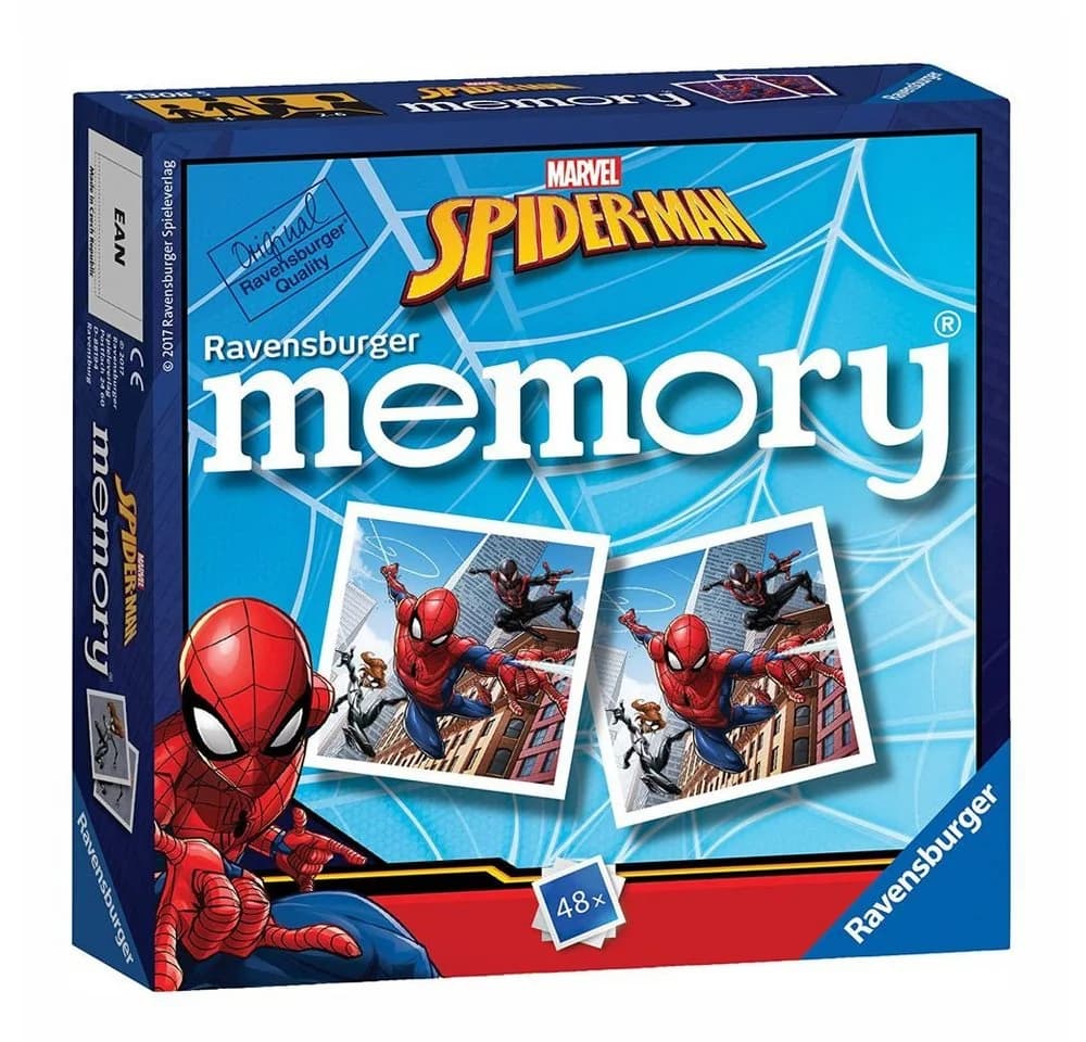 Spiderman Mini Memory Spiel 48 Bildkarten Marvel Ravensburger - Bild 2