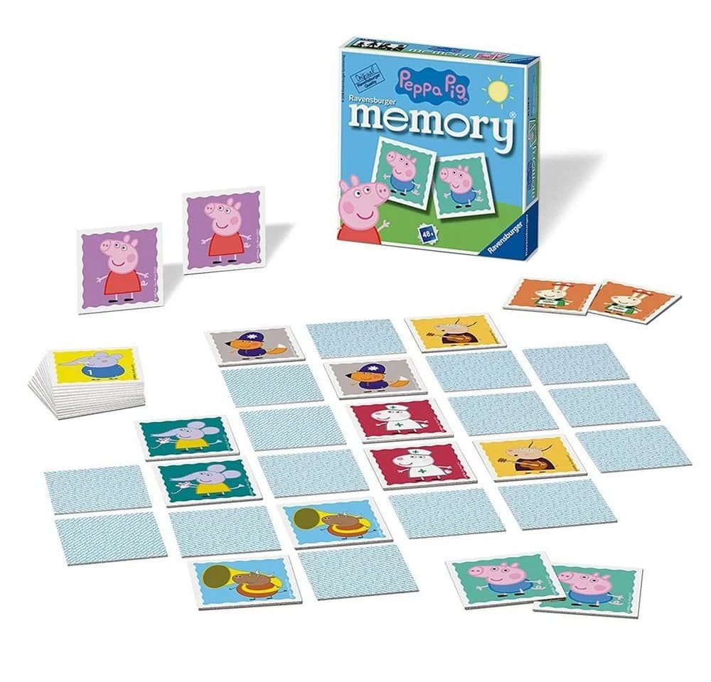 Peppa Pig Mini Memory® Spiel 48 Bildkarten Peppa Wutz Ravensburger