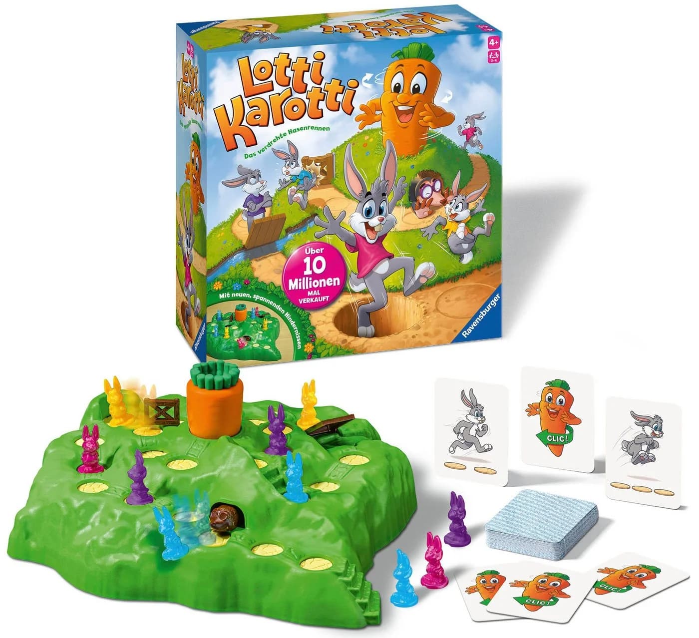 Ravensburger Lotti Karotti Wettlaufspiel Bunt für Kinder ab 4 Jahren - Bild 4
