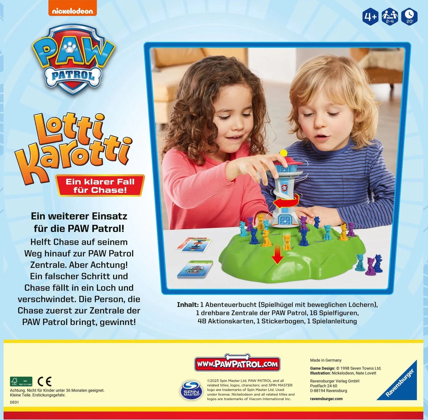 Ravensburger PAW Patrol Lotti Karotti Spiel bunt Made in Germany - Bild 5
