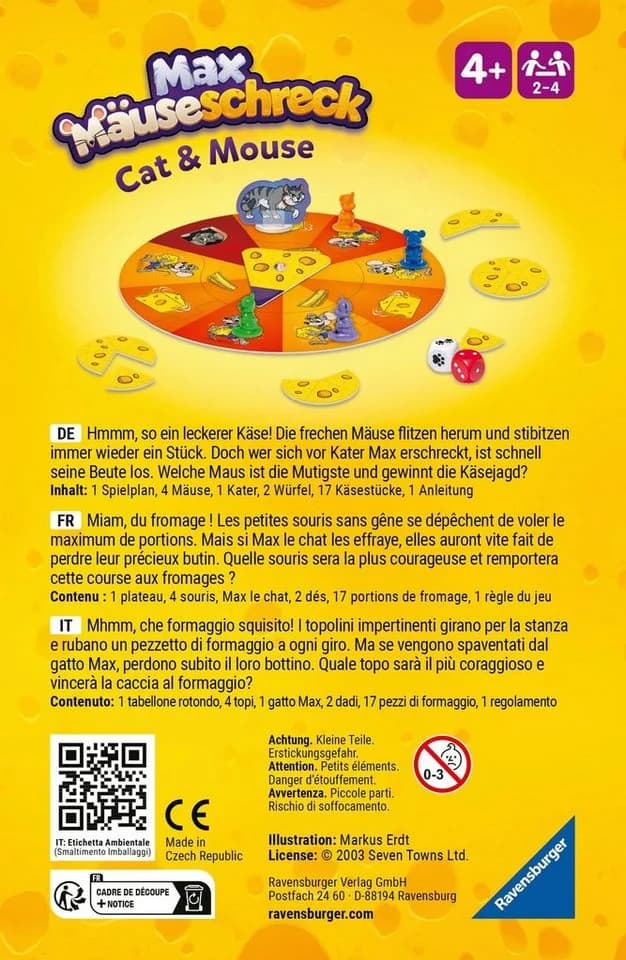 Ravensburger Spiel Max Mäuseschreck Bunt Made in Europe - Bild 3