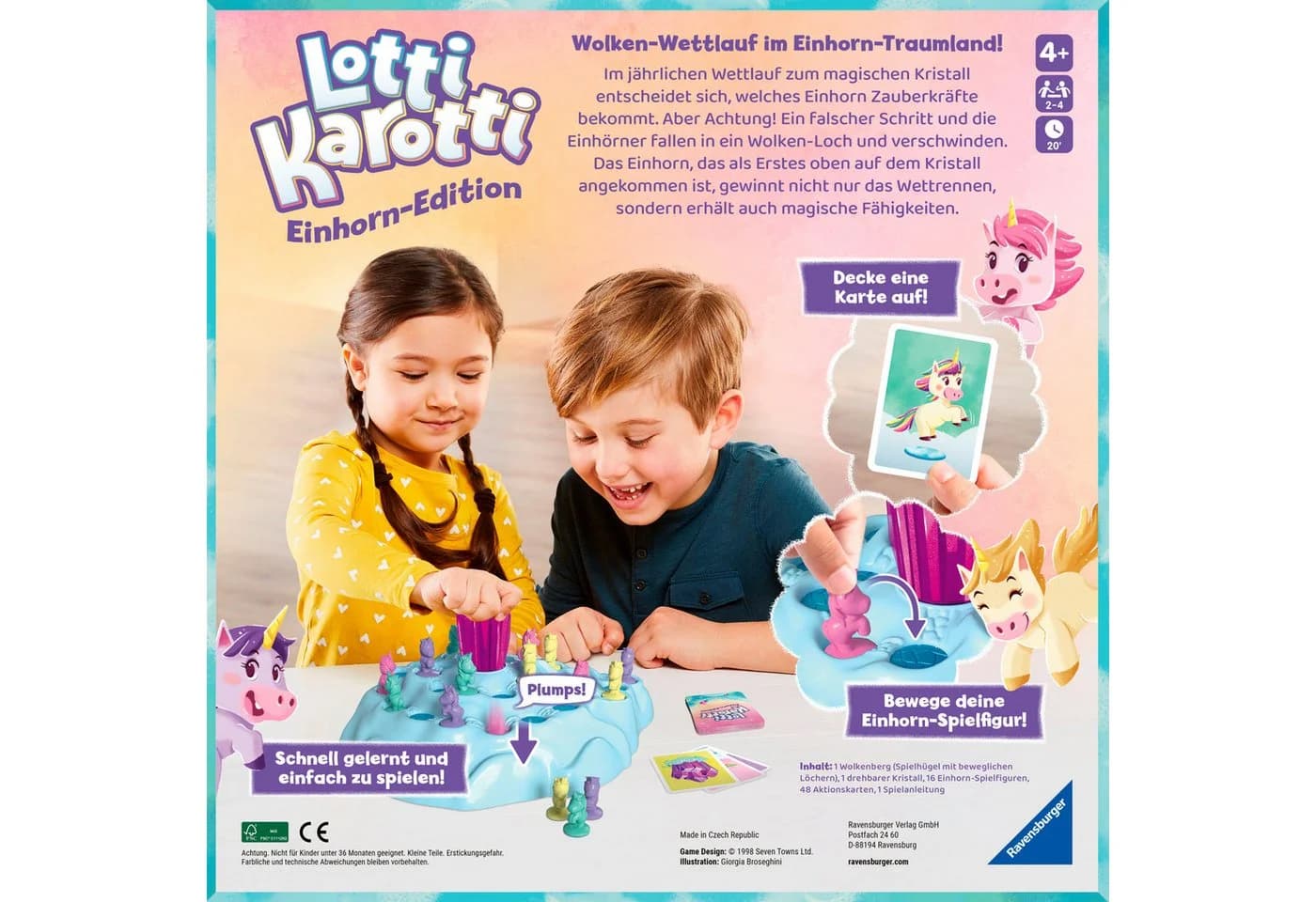 Ravensburger Lotti Karotti Einhorn Edition Kinderspiel Bunt