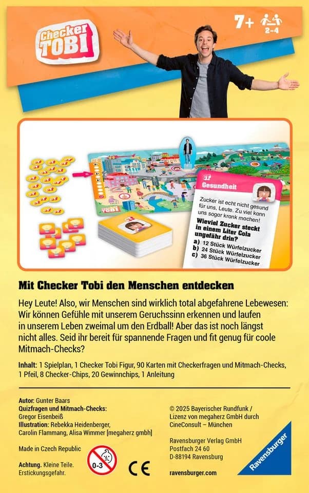 Ravensburger Spiel Checker Tobi: Rund um uns Menschen