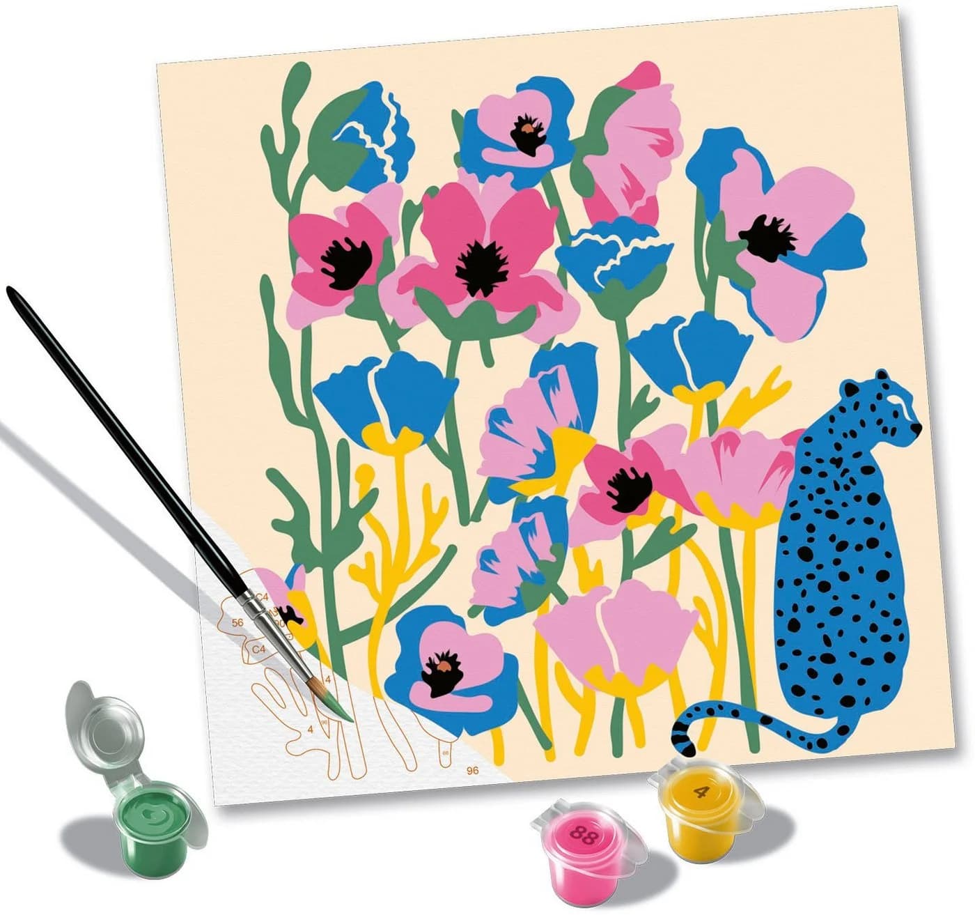 Ravensburger Spiel Bunte Mohnblumen - Malprojekt für Erwachsene