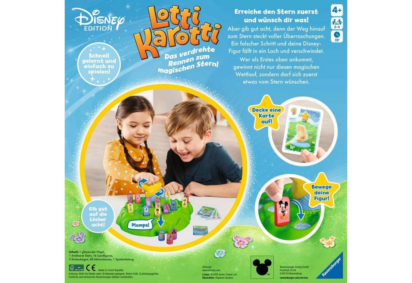 Ravensburger Spiel Lotti Karotti Disney Edition Bunt Kunststoff - Bild 2