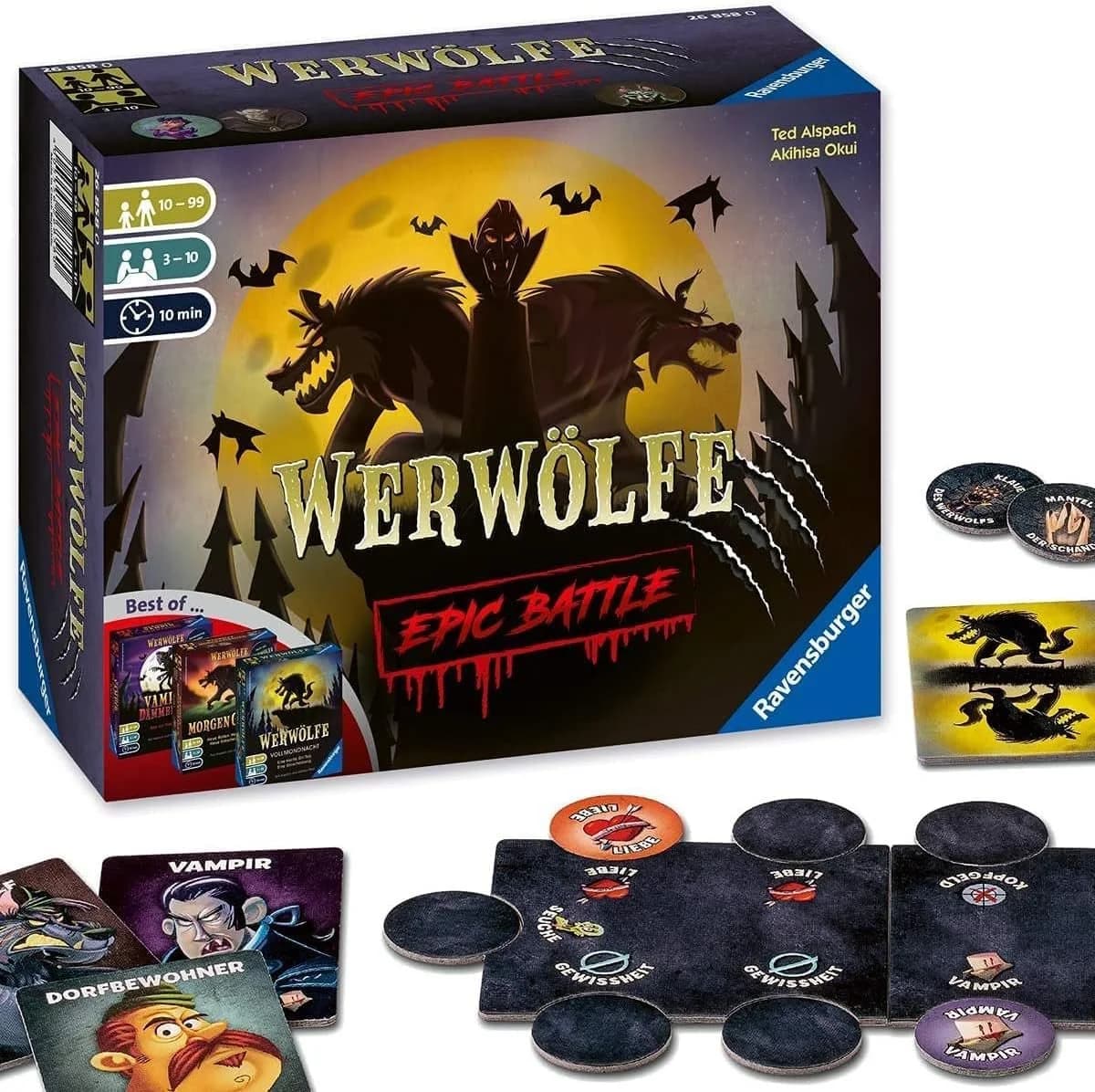Ravensburger Werwölfe Epic Battle Best-of Spiel für 3-10 Spieler - Bild 2