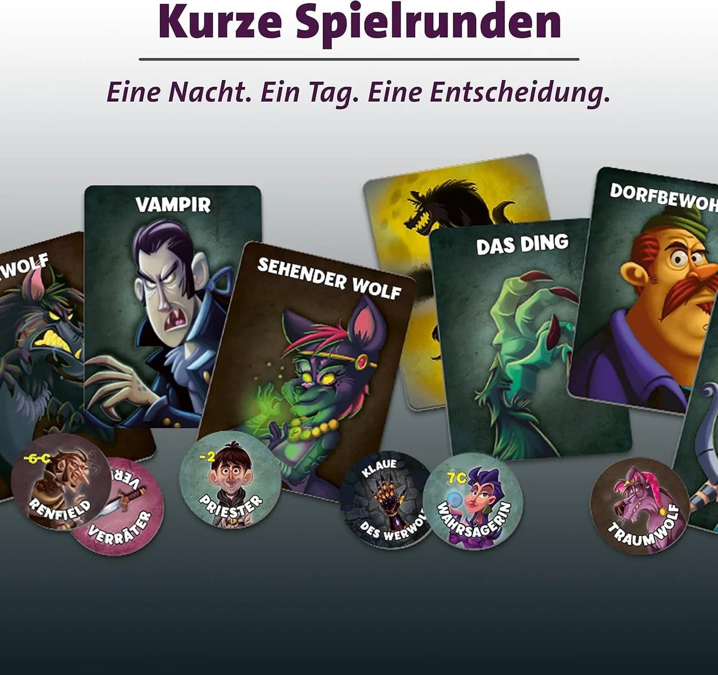 Ravensburger Werwölfe Epic Battle Best-of Spiel für 3-10 Spieler - Bild 3