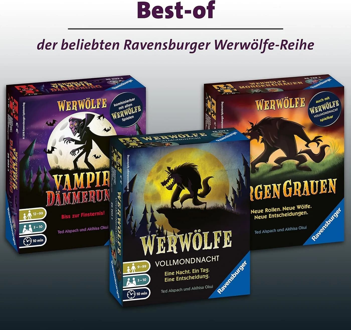 Ravensburger Werwölfe Epic Battle Best-of Spiel für 3-10 Spieler - Bild 4