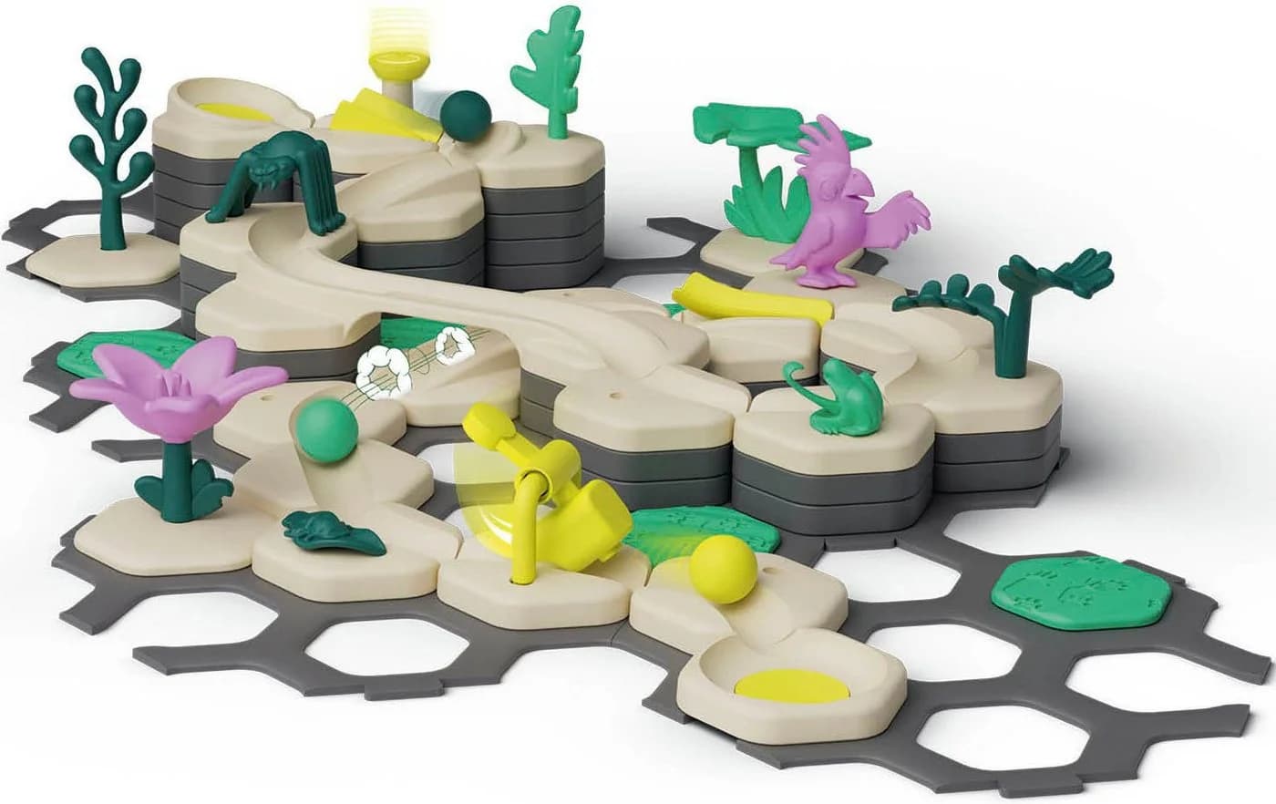 Ravensburger Kugelbahn-Bausatz GraviTrax Junior Starter-Set Jungle