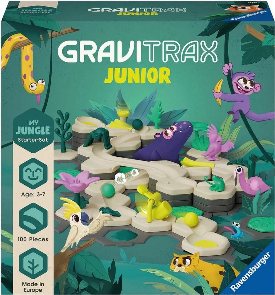 Ravensburger Kugelbahn-Bausatz GraviTrax Junior Starter-Set Jungle - Bild 2