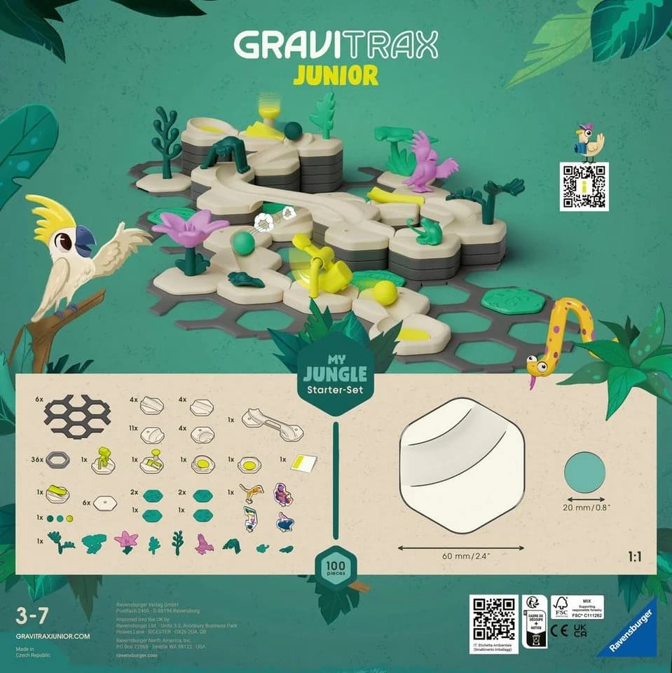 Ravensburger Kugelbahn-Bausatz GraviTrax Junior Starter-Set Jungle - Bild 4
