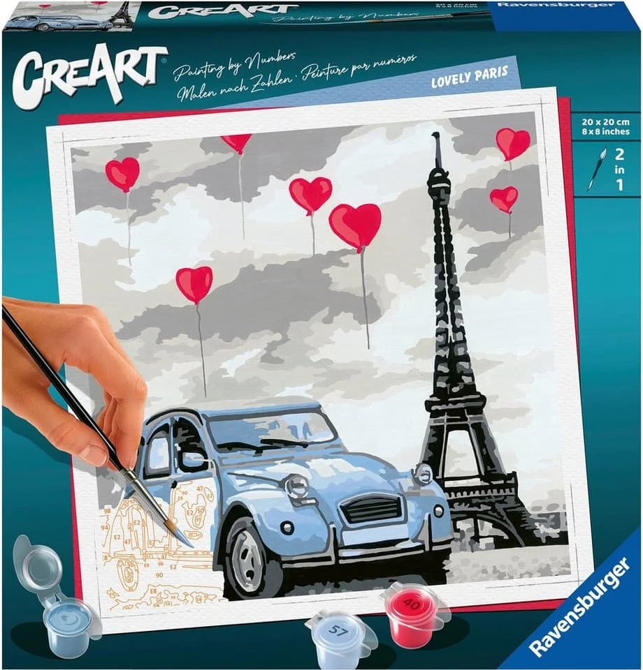 Ravensburger Malen nach Zahlen CreArt Lovely Paris - Bild 2