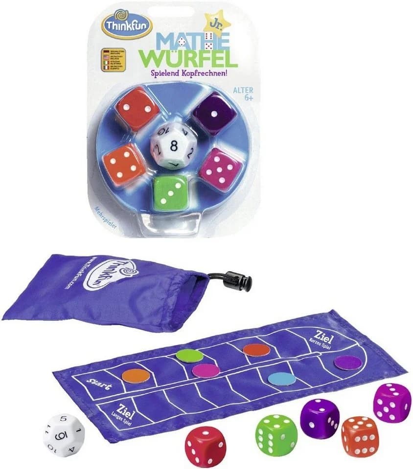 Thinkfun® Spiel Mathe Würfel Junior Bunt - Bild 3