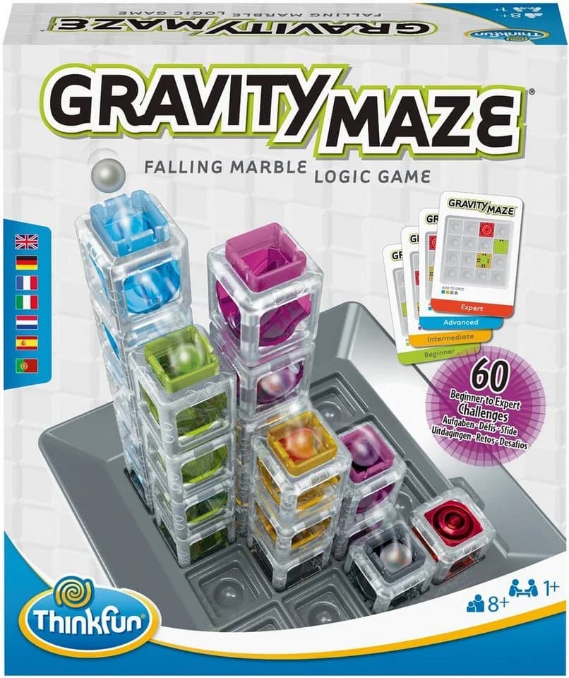 Thinkfun® Spiel Gravity Maze, Denkspiel - Kugelbahn-Logikspiel - Bild 2
