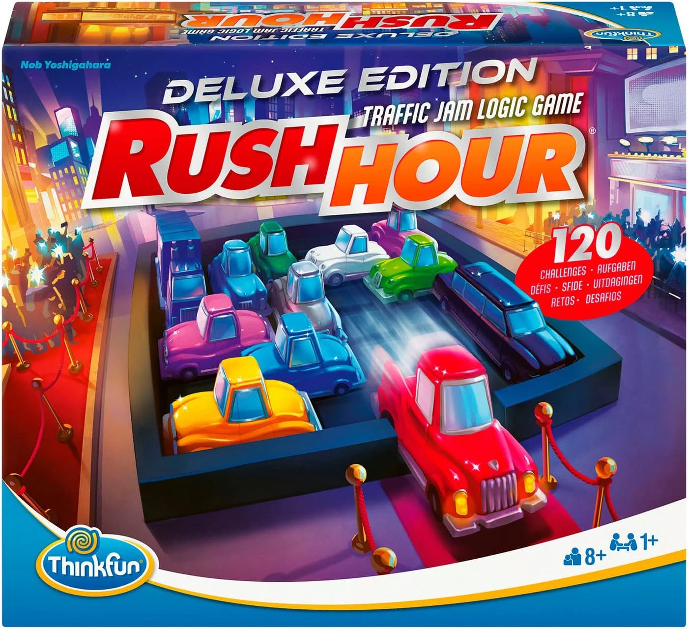 Thinkfun Rush Hour Deluxe Logikspiel mit 120 Aufgaben und Metallic-Optik - Bild 2