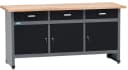 KÜPPER Werkbank 12150, 170 cm, 3 Schubladen, 300 kg Traglast Bild 2