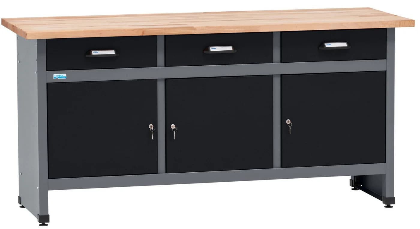KÜPPER Werkbank 12150, 170 cm, 3 Schubladen, 300 kg Traglast - Bild 2