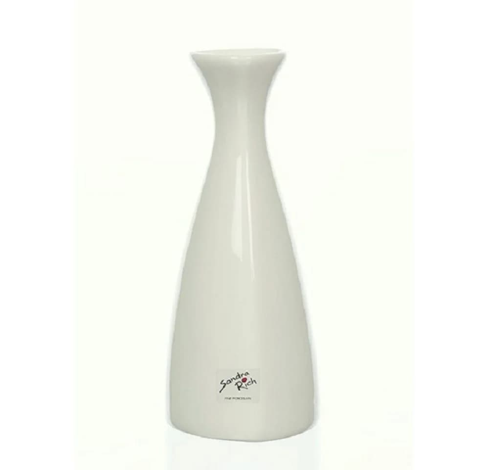 Sandra Rich Porzellan Vase Triangle Creme-Weiß - Bild 2