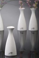Sandra Rich Porzellan Vase Triangle Creme-Weiß Bild 3