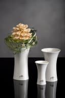Elegante Creme-Weiße Porzellanvase Bild 1
