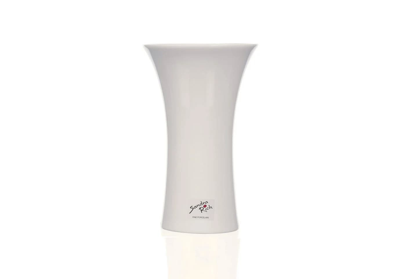 Elegante Creme-Weiße Porzellanvase - Bild 2