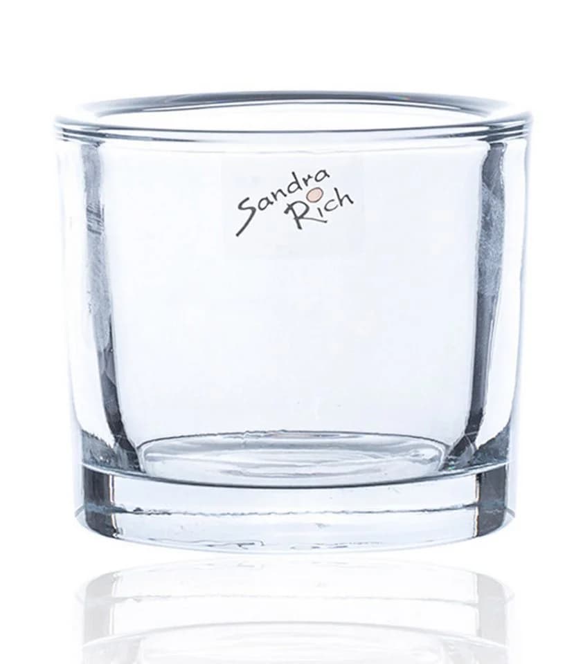 Sandra Rich Glasübertopf Zylinder 8cm/9cm