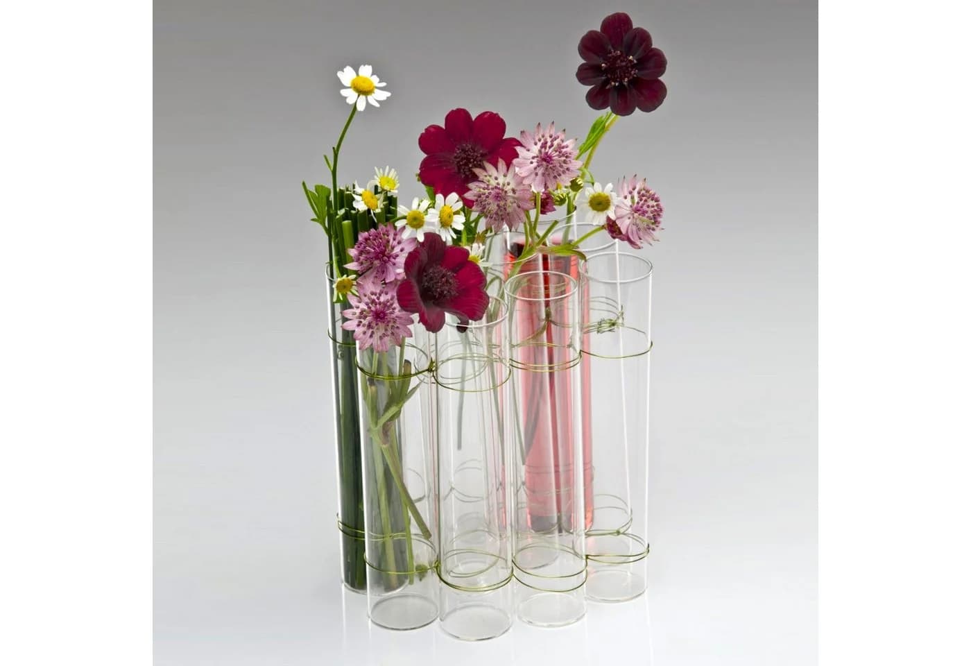 Sandra Rich Dekovase Reagenzglas 14 cm Transparent
