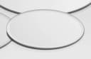 Sandra Rich Kerzentablett Glasplatte Spiegelplatte Mirror rund Bild 2