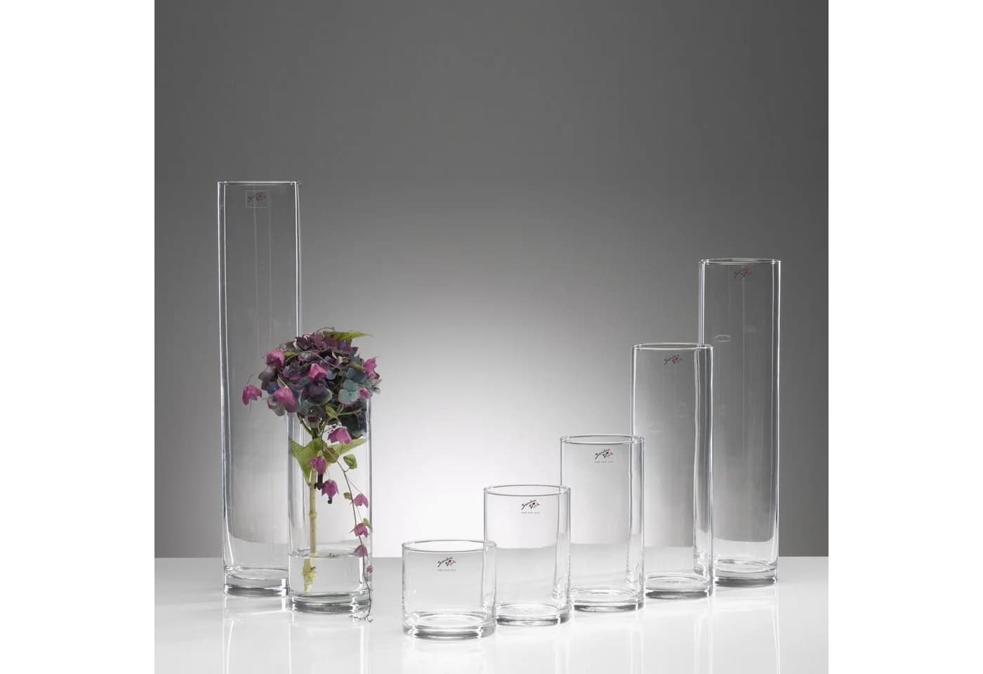 Sandra Rich Vase CYLI Zylindrische Glasvase 10 cm